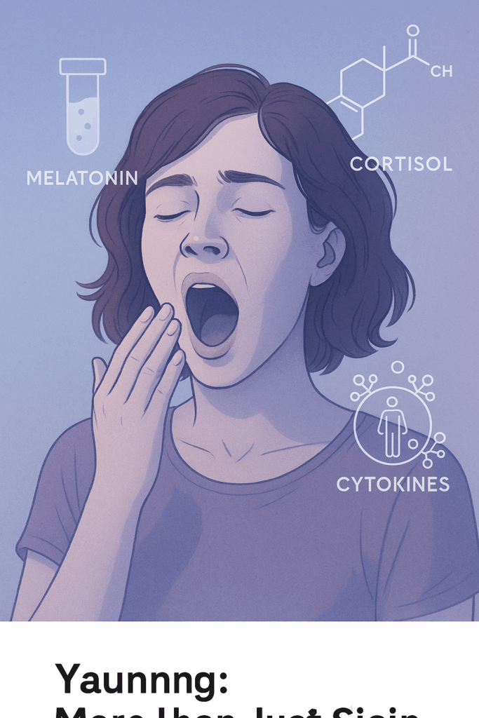 Yawning helps regulate sleep; melatonin, cortisol, and cytokines measured by ELISA kits reveal how rest restores brain and body health